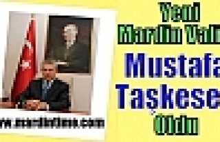 Yeni Mardin Valisi  Mustafa Taşkesen oldu