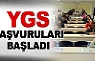 YGS'ye başvurular başladı