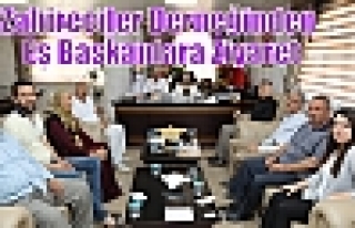 Zahireciler Derneğinden Eş Başkanlara Ziyaret