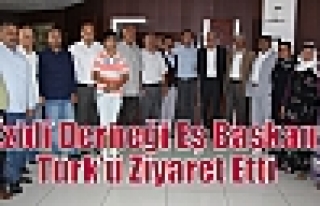 Êzidî Derneği Eş Başkan Türk’ü Ziyaret Etti