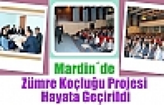 Zümre Koçluğu Projesi Mardin´de Hayata Geçirildi