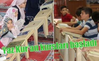 Yaz Kur’an kursları başladı