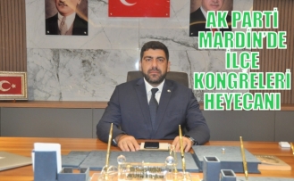 AK PARTİ MARDİN’DE İLÇE KONGRELERİ HEYECANI