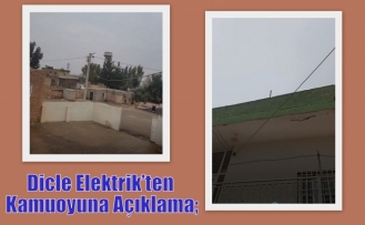 Dicle Elektrik’ten Kamuoyuna Açıklama;