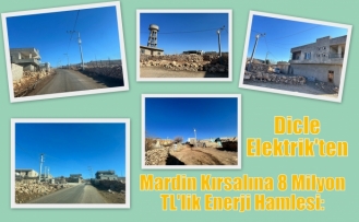 Dicle Elektrik'ten Mardin Kırsalına 8 Milyon TL'lik Enerji Hamlesi