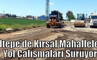 Kızıltepe’de Kırsal Mahallelerde Yol Çalışmaları Sürüyor