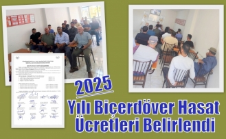 Yılı Biçerdöver Hasat Ücretleri Belirlendi