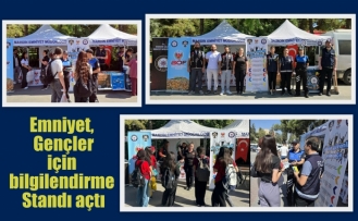 Emniyet, Gençler için bilgilendirme Standı açtı