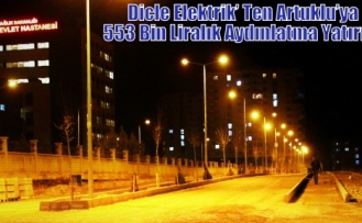 Dicle Elektrik’ Ten Artuklu’ya 553 Bin Liralık Aydınlatma Yatırımı