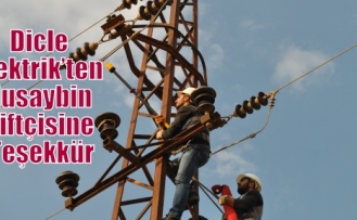 Dicle Elektrik’ten Nusaybin Çiftçisine Teşekkür