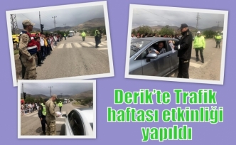 Derik’te Trafik haftası etkinliği yapıldı