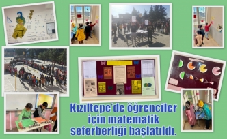 Kızıltepe’de öğrenciler için matematik seferberliği başlatıldı.