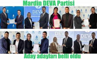 Mardin DEVA Partisi aday adayları belli oldu