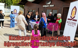 Kızıltepe Belediyesi’nden öğrencilere kırtasiye desteği!
