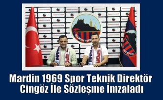 Mardin 1969 Spor Teknik Direktör Cingöz İle Sözleşme İmzaladı