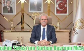 Başkan Tutaşı’nın Kurban Bayramı Mesajı