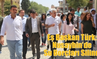 Eş Başkan Türk: Nusaybin’de Su Borçları Silindi
