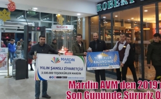 Mardin AVM’den 2019’un Son Gününde Sürpriz Ödül