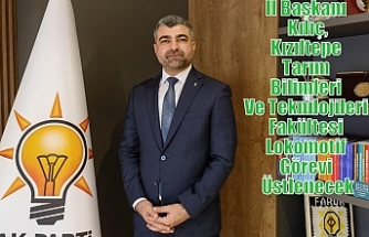 İl Başkanı Kılıç, Kızıltepe Tarım Bilimleri Ve Teknılojileri Fakültesi Lokomotif Görevi Üstlenecek