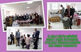 AFETTEN ETKİLENEN ÖĞRENCİLERİMİZİN HER ZAMAN YANINDAYIZ