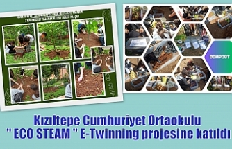 Kızıltepe Cumhuriyet Ortaokulu " ECO STEAM " E-Twinning projesine katıldı