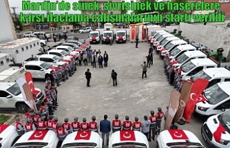 Mardin’de sinek, sivrisinek ve haşerelere karşı ilaçlama çalışmalarının startı verildi