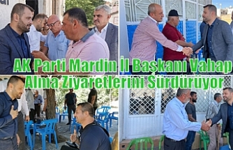 AK Parti İl Başkanı Alma Ziyaretlerini Sürdürüyor