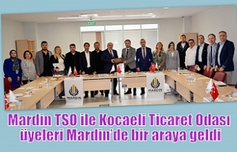 Mardin TSO ile Kocaeli Ticaret Odası üyeleri Mardin’de bir araya geldi
