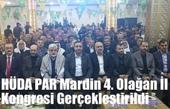 HÜDA PAR Mardin 4. Olağan İl Kongresi Gerçekleştirildi