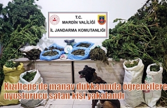 Kızıltepe’de manav dükkanında öğrencilere uyuşturucu satan kişi yakalandı