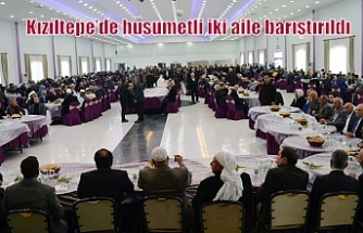 Kızıltepe’de husumetli iki aile barıştırıldı