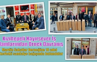 Kızıltepeli Hayırsever İş Adamlarından Örnek Davranış