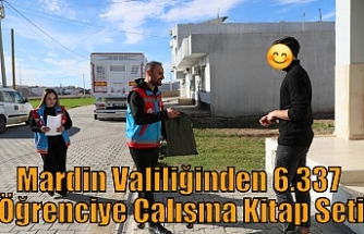 Mardin Valiliğinden 6.337 Öğrenciye Çalışma Kitap Seti