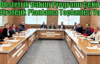 Acil Obstetrik Bakım Programı Çekirdek Ekip Stratejik Planlama Toplantısı Yapıldı