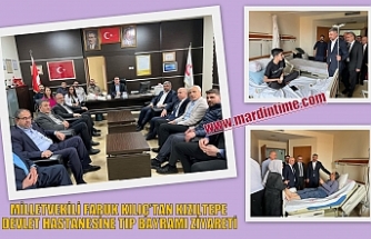 MİLLETVEKİLİ FARUK KILIÇ’TAN KIZILTEPE DEVLET HASTANESİNE TIP BAYRAMI ZİYARETİ