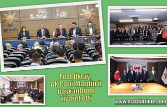 Fuat Oktay, AK Parti Mardin il başkanlığını ziyaret etti