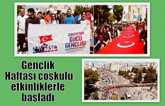 Gençlik Haftası coşkulu etkinliklerle başladı
