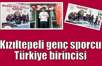 Kızıltepeli genç sporcu Türkiye birincisi