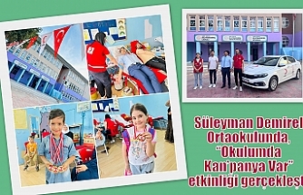Süleyman Demirel Ortaokulunda, “Okulumda Kan’panya Var” etkinliği gerçekleşti.