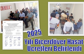 Yılı Biçerdöver Hasat Ücretleri Belirlendi