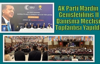 AK Parti Mardin Genişletilmiş İl Danışma Meclisi Toplantısı Yapıldı