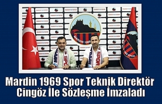 Mardin 1969 Spor Teknik Direktör Cingöz İle Sözleşme İmzaladı