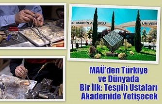 MAÜ’den Türkiye ve Dünyada Bir İlk: Tespih Ustaları Akademide Yetişecek