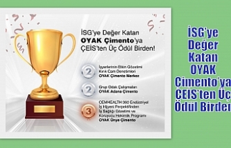 İSG’ye Değer Katan OYAK Çimento’ya ÇEİS’ten Üç Ödül Birden