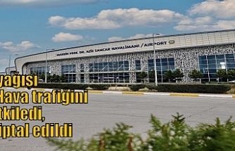 Kar yağışı Mardin’de Hava trafiğini de etkiledi, Uçuşlar iptal edildi