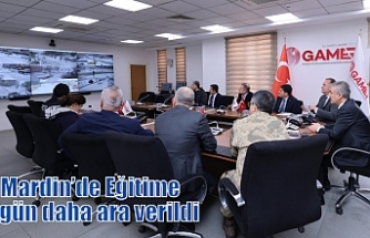 Mardin’de Eğitime 1 gün daha ara verildi