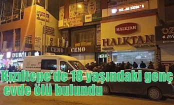 Kızıltepe’de 18 yaşındaki genç evde ölü bulundu