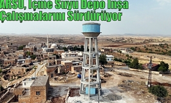 MARSU, İçme Suyu Depo İnşa Çalışmalarını Sürdürüyor