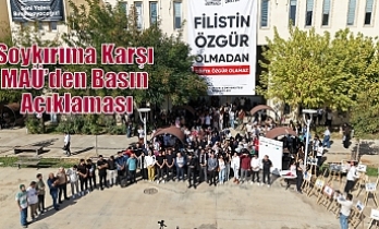 Soykırıma Karşı MAÜ’den Basın Açıklaması