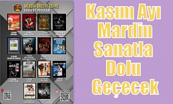 Kasım Ayı Mardin'de Sanatla Dolu Geçecek